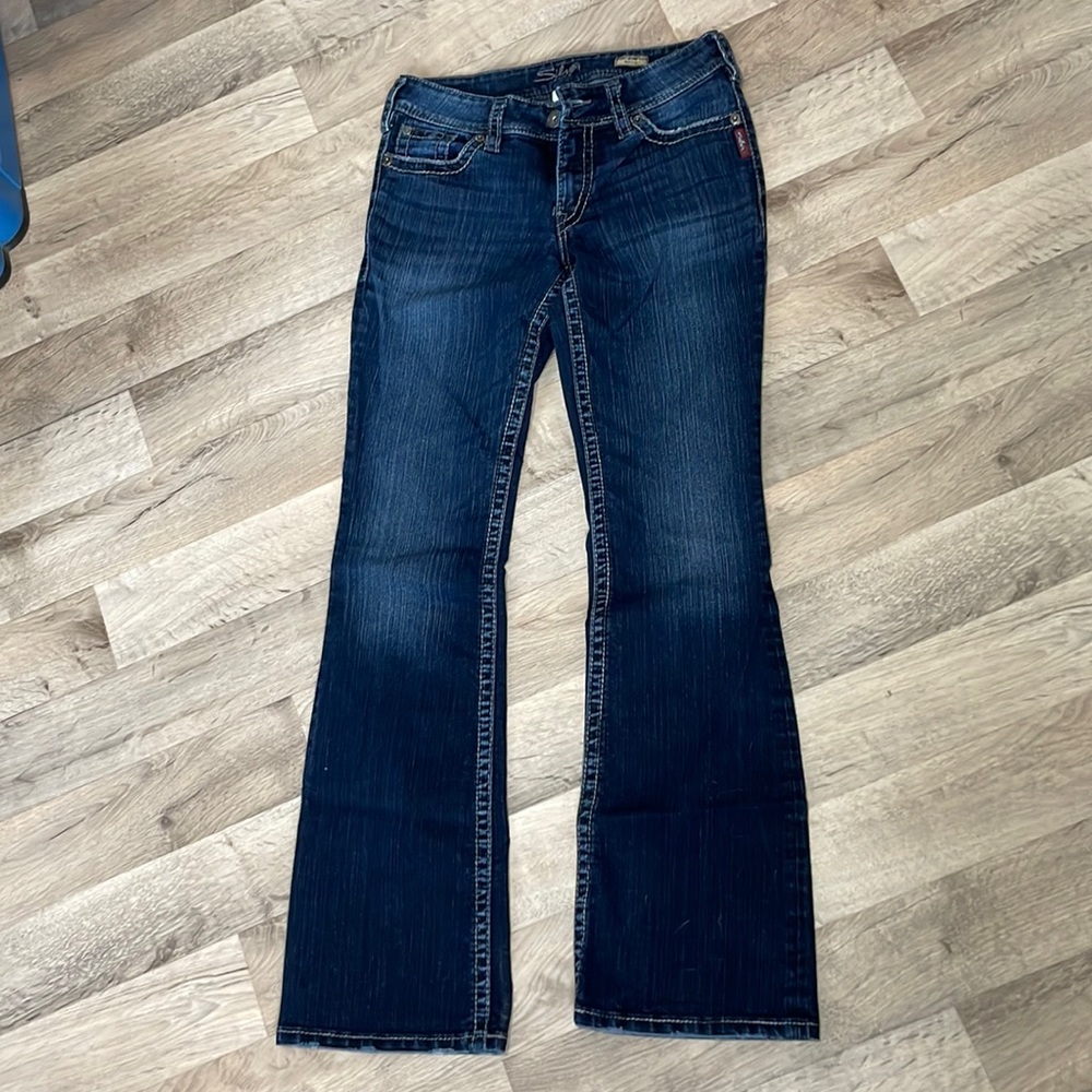Silver jeans
